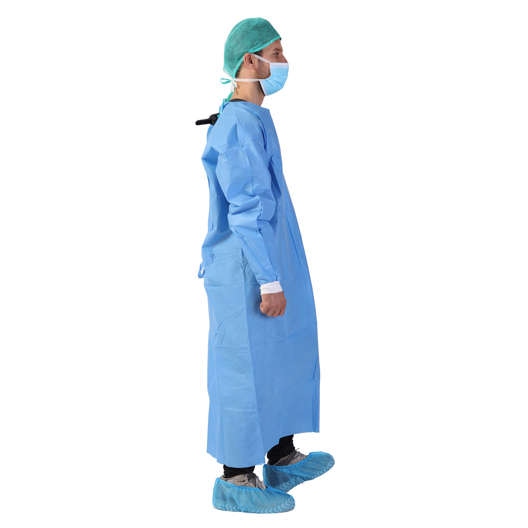 Waterproof SMS Disposable Sterile Operation Surgical Gown