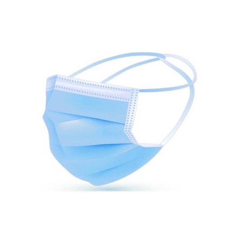 Disposable Non-Woven 3Layers Head-loop Face Mask