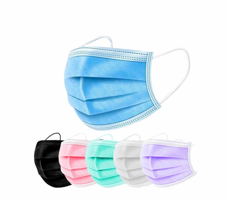 Disposable Non-Woven Medical 3 Layer Earloop Surgical Face Mask