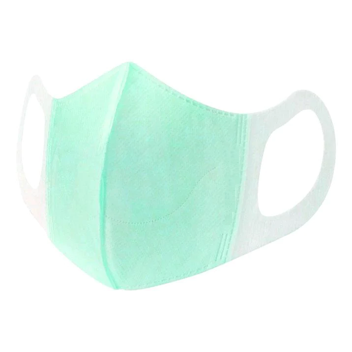 Disposable Non-Woven 3D Face Mask with Spandex Fabric Ear Loop