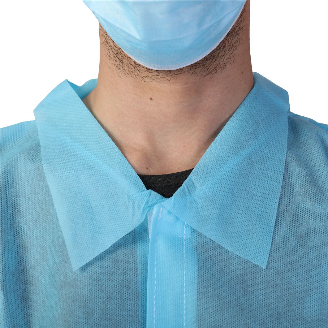 high quality Non-woven Disposable Lab Coat