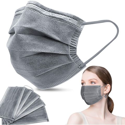 Disposable Non-Woven 4ply Active Carbon Medical Face Masks with Earloop