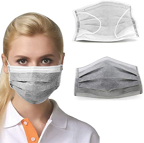 Disposable Medical En14683 Type IIr 4 Ply Active Carbon Non-Woven Face Mask