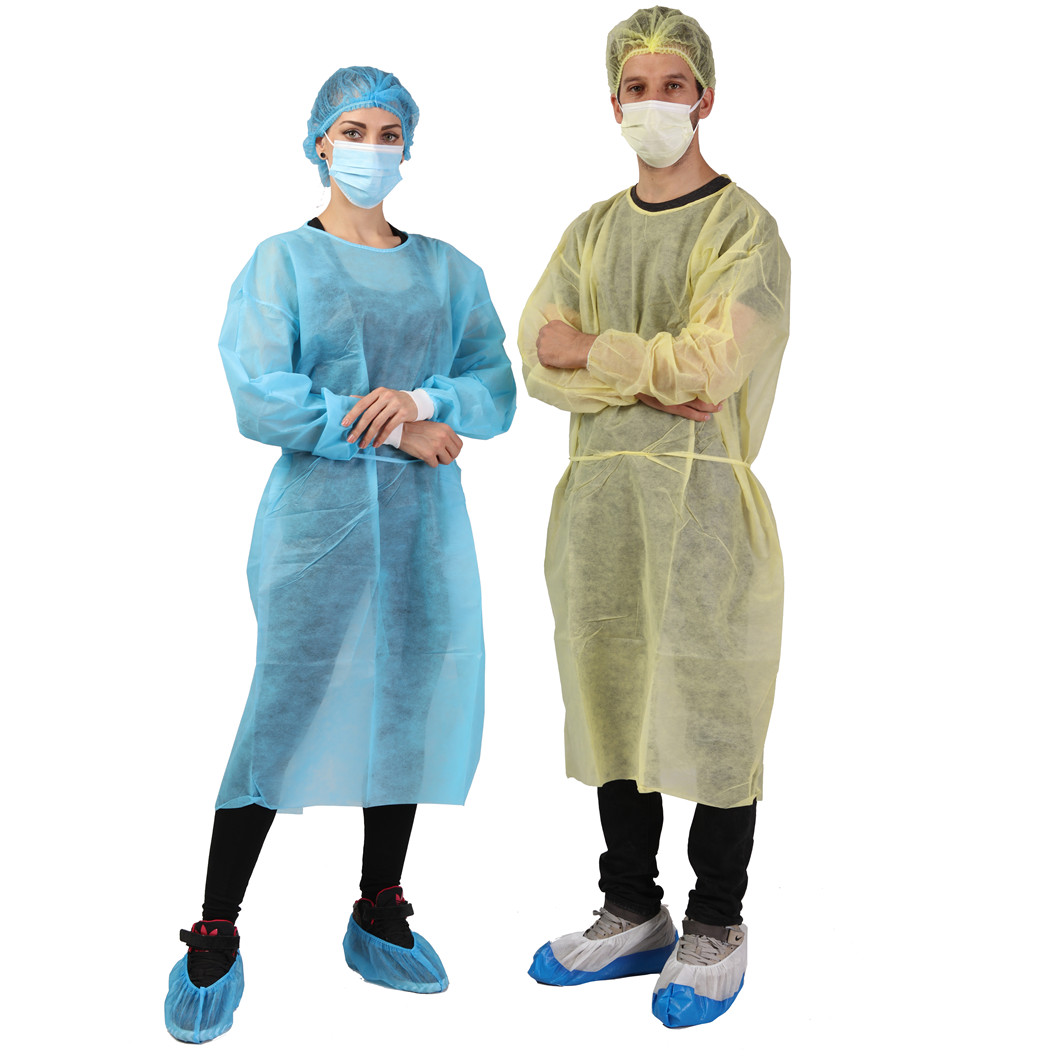 very popular Non-woven Disposable Isolation Gown