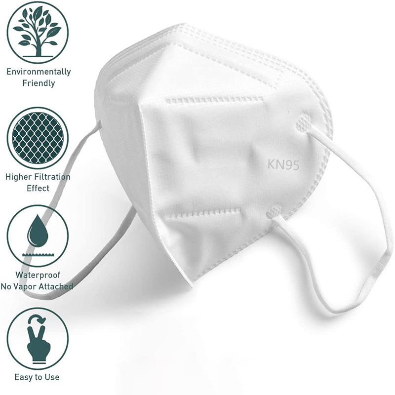High Quality Disposable Protective 5 Ply KN95 Mask