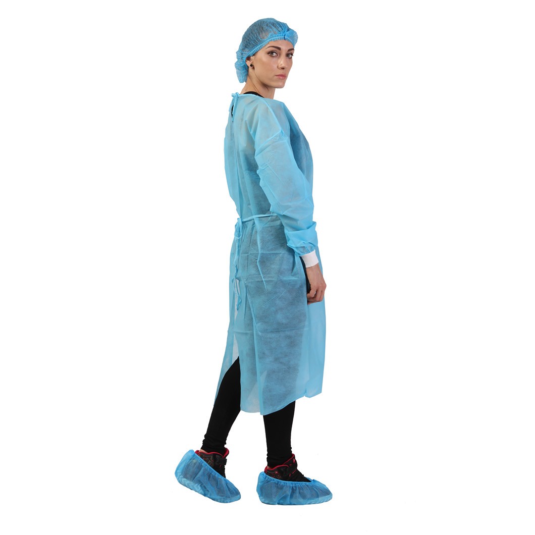 high quality Non-woven Disposable Isolation Gown