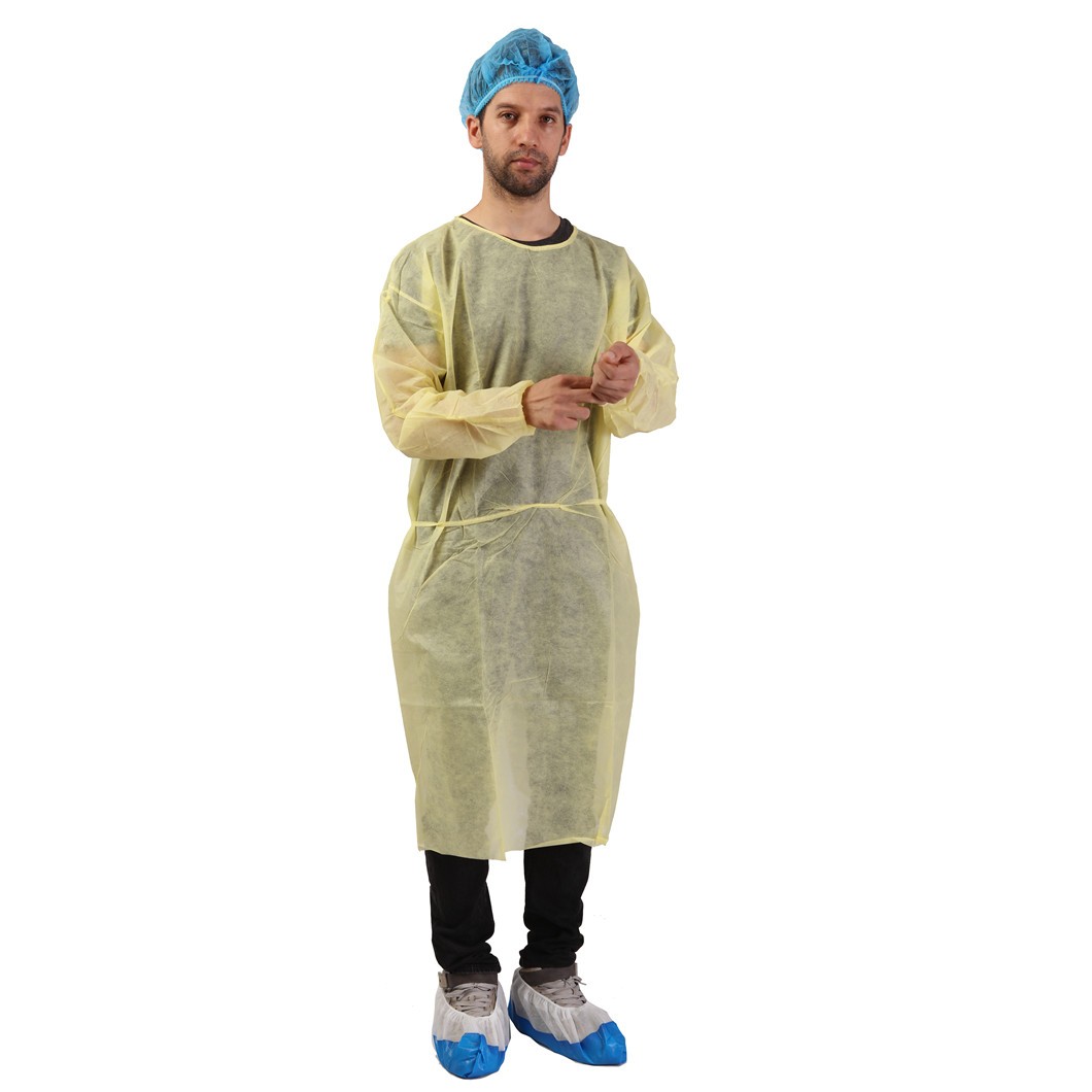 Widely-Used Non-woven Disposable Isolation Gown