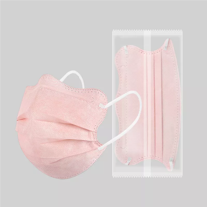 Wholesale Disposable Colorful New Design 3ply Non-Woven Ear-loop Butterfly Flat Face Mask